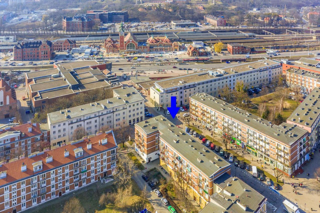 Apartamenty Przytulne Z Balkonem, 150M Od Dworca Gdansk Glowny Экстерьер фото